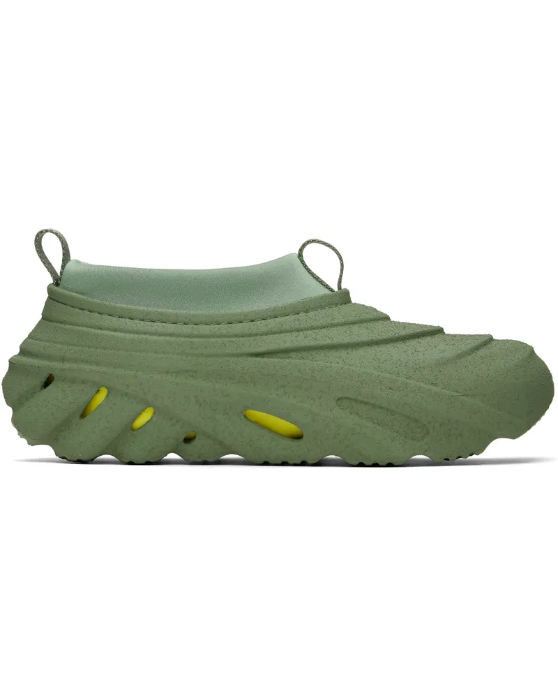 Crocs Green Echo Storm Sandstorm Slip-on Loafers Moss