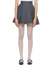 SHUSHU/TONG SSENSE Exclusive Gray Miniskirt Grgrey