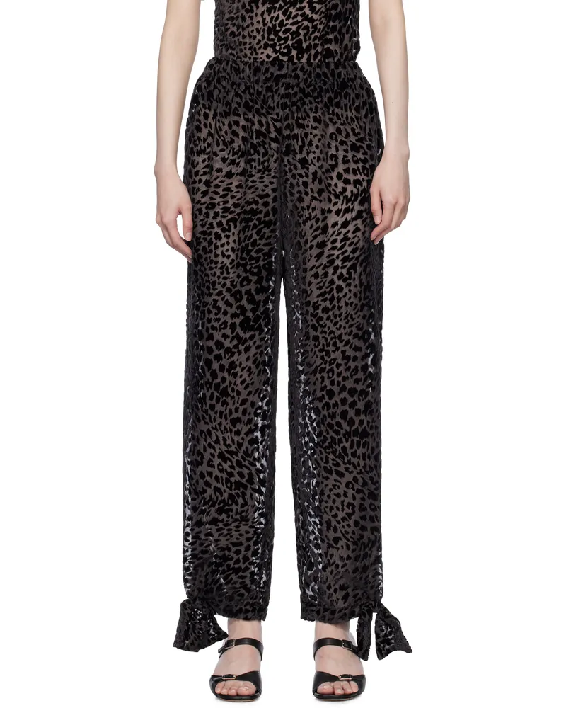 Caro Editions Black Coco Trousers Brown