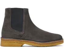 Gray Theodore Chelsea Boots