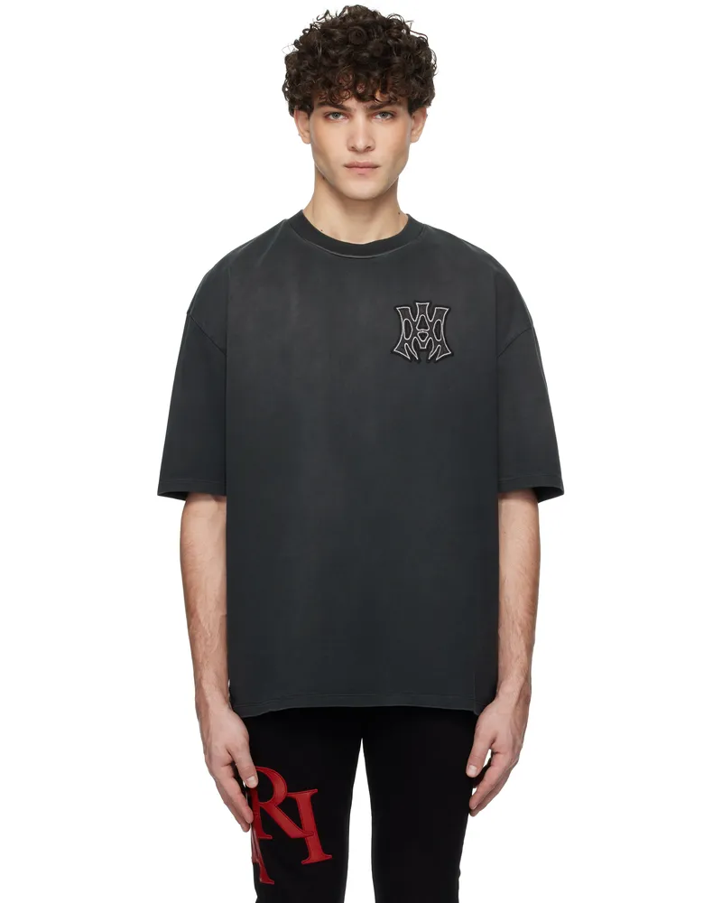 Amiri Black 'MA Hollywood' Oversized T-shirt Black