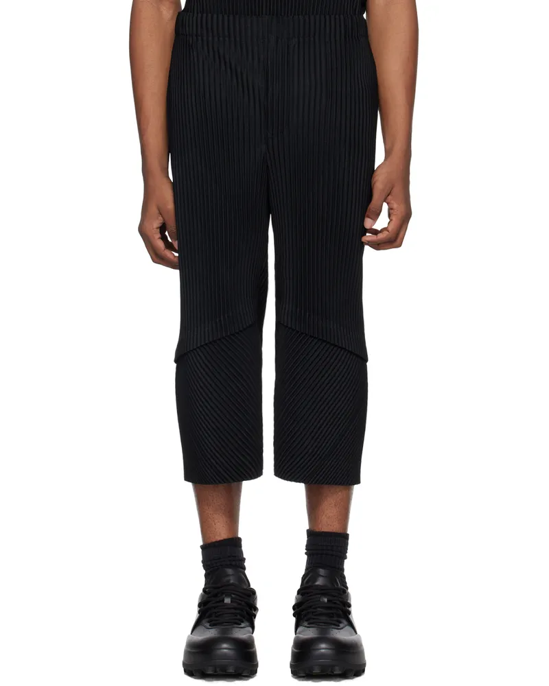 Issey Miyake Black Aerial Trousers 15-black