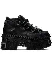 VETEMENTS Black New Rock Edition Platform Sneakers Black