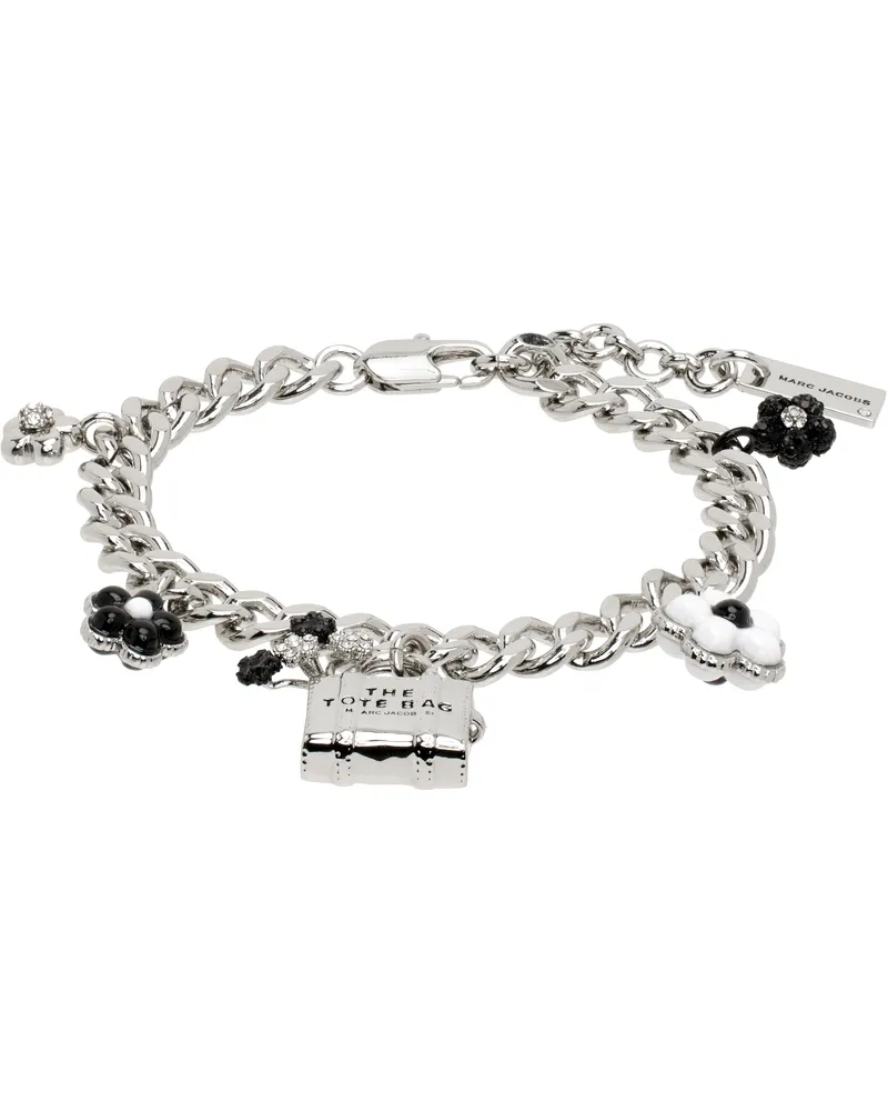 Marc Jacobs Silver 'The Daisy Balloon Charm' Bracelet 005