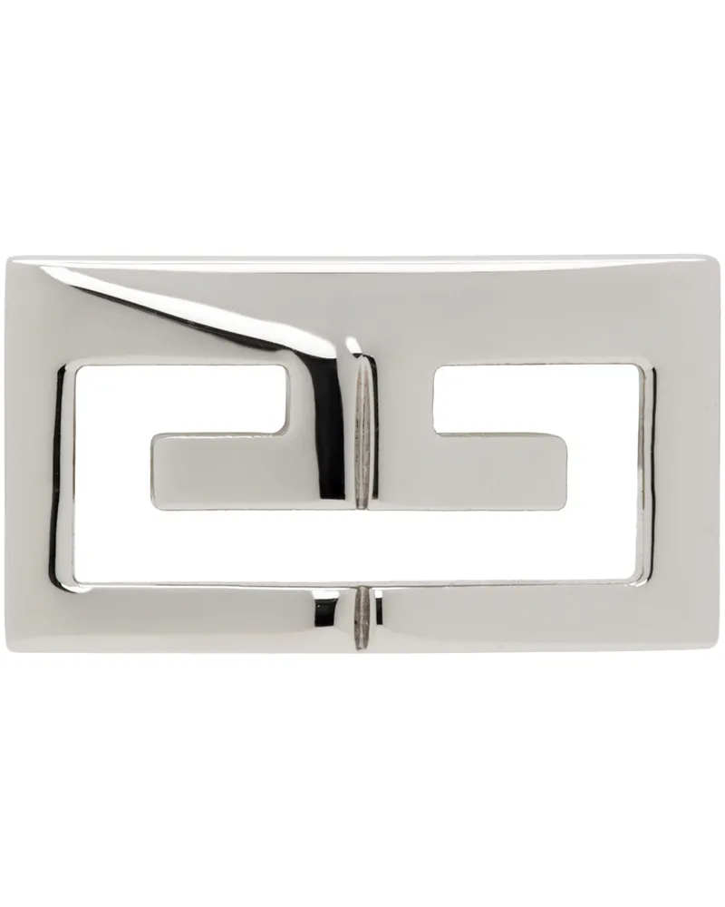 Givenchy Silver 2G Earrings 040-silvery
