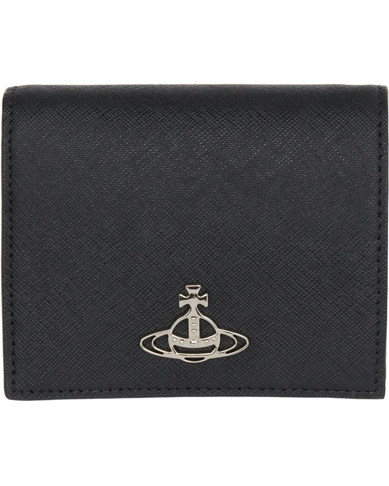 Vivienne Westwood Black Billfold Wallet Aw24-Black