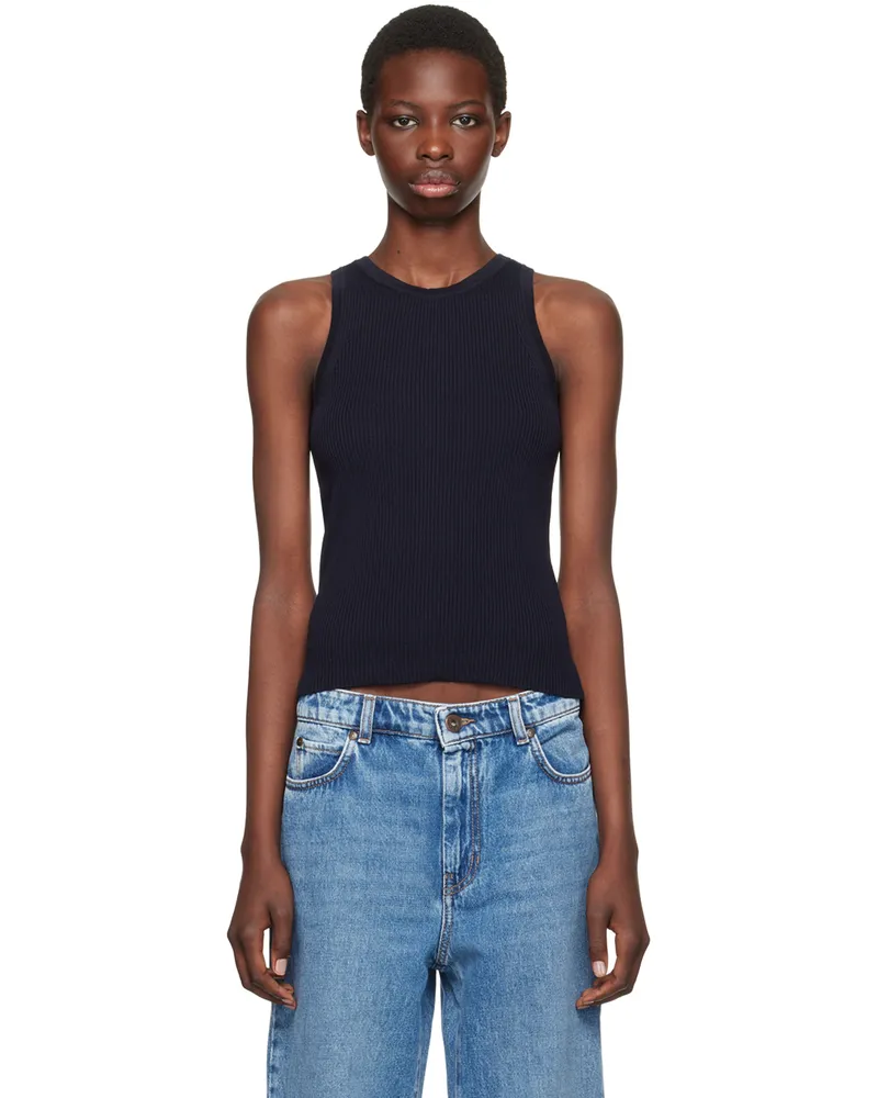 Max Mara Navy Amburgo Tank Top 003