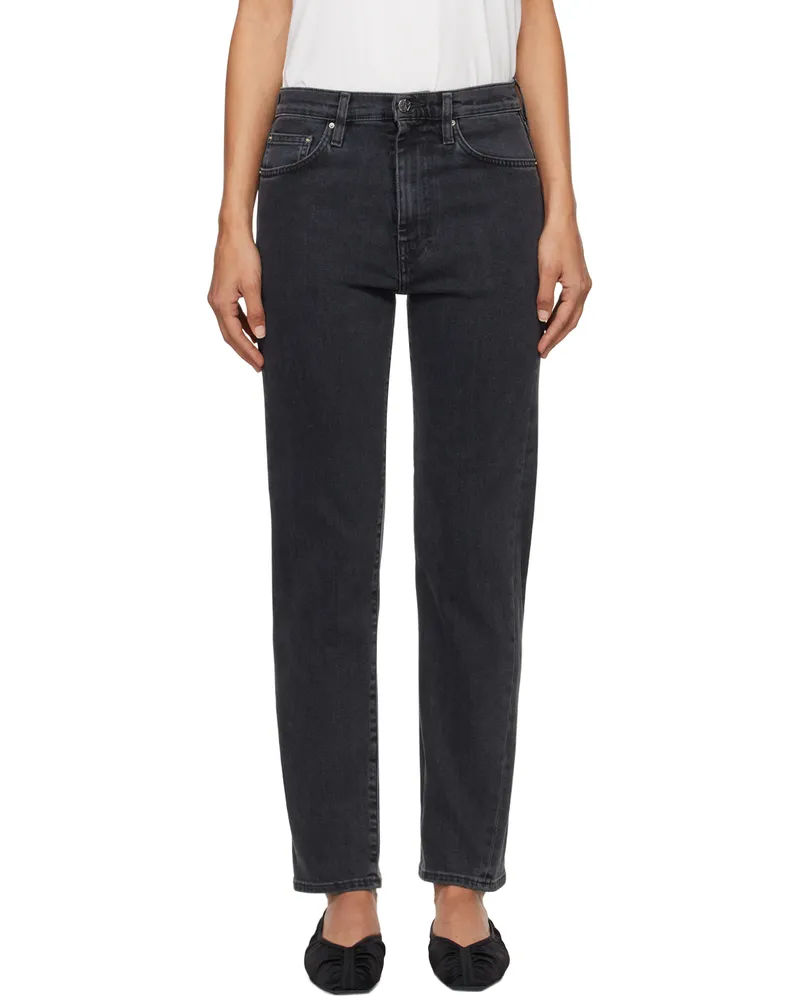 Totême Gray Twisted Seam Jeans Grey