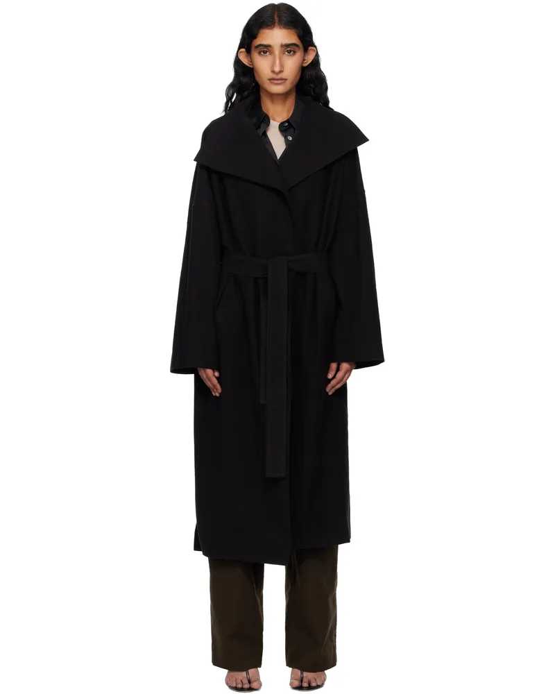 GIA STUDIOS Black Grace Long Coat Black
