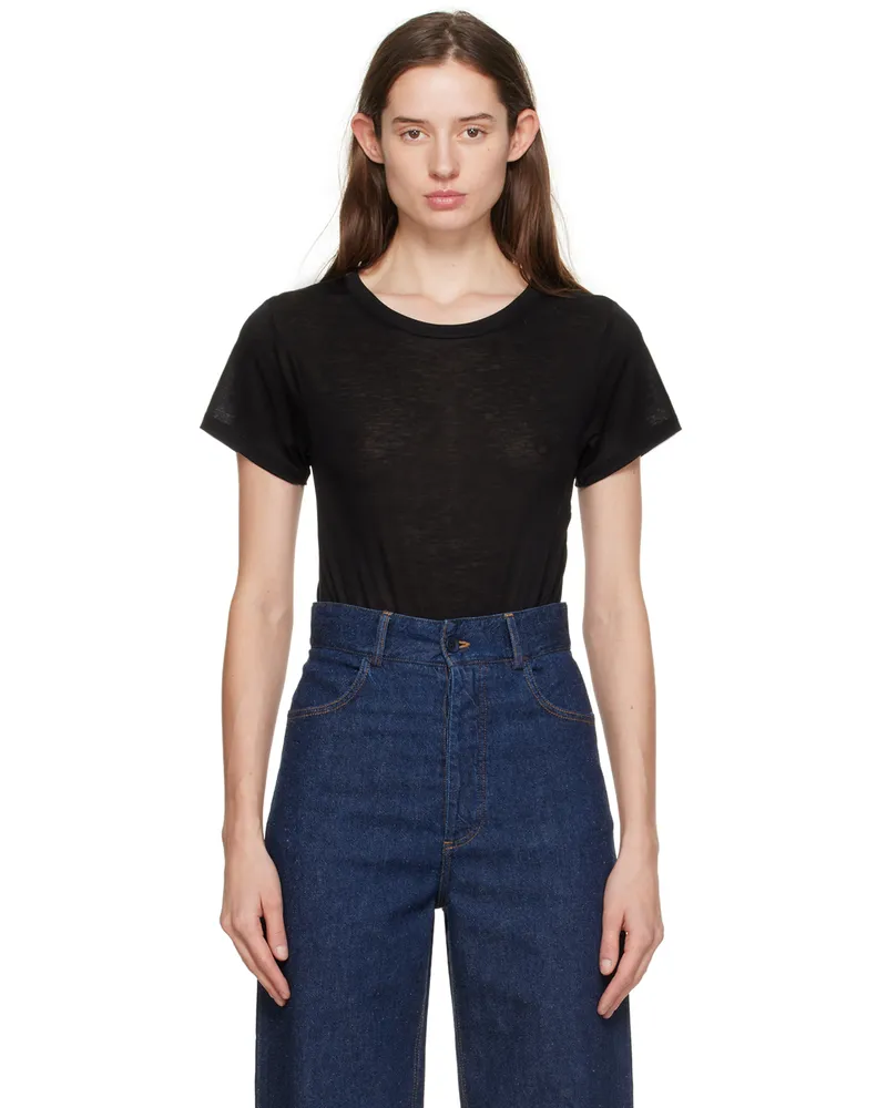Baserange Black Press-Stud Bodysuit Black