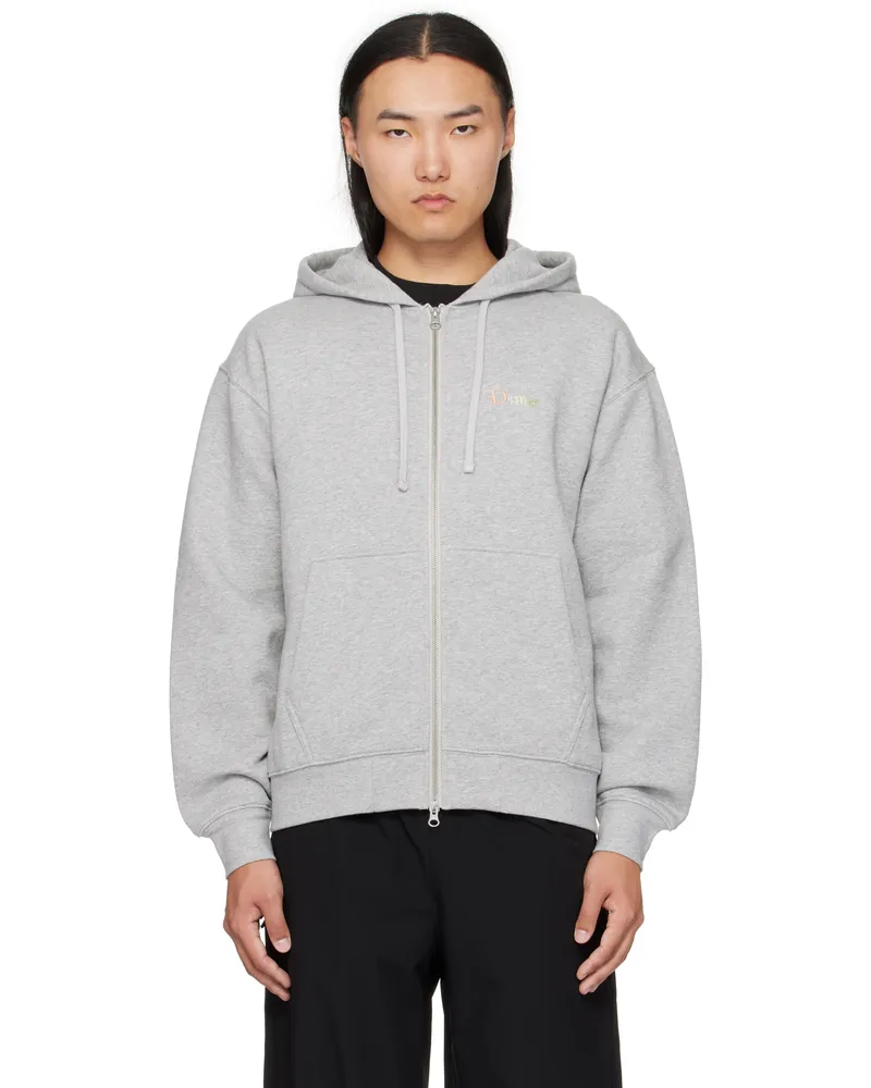 Dime Gray Friends Zip Hoodie Heather