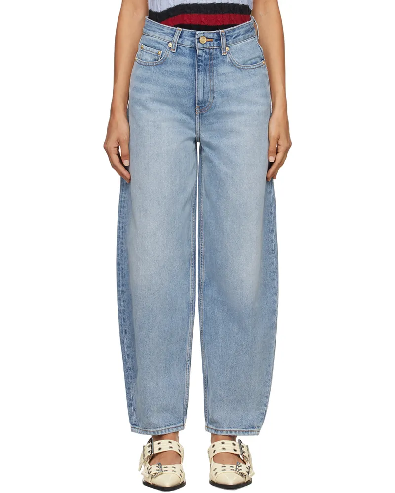 Ganni Blue Stary Jeans 565