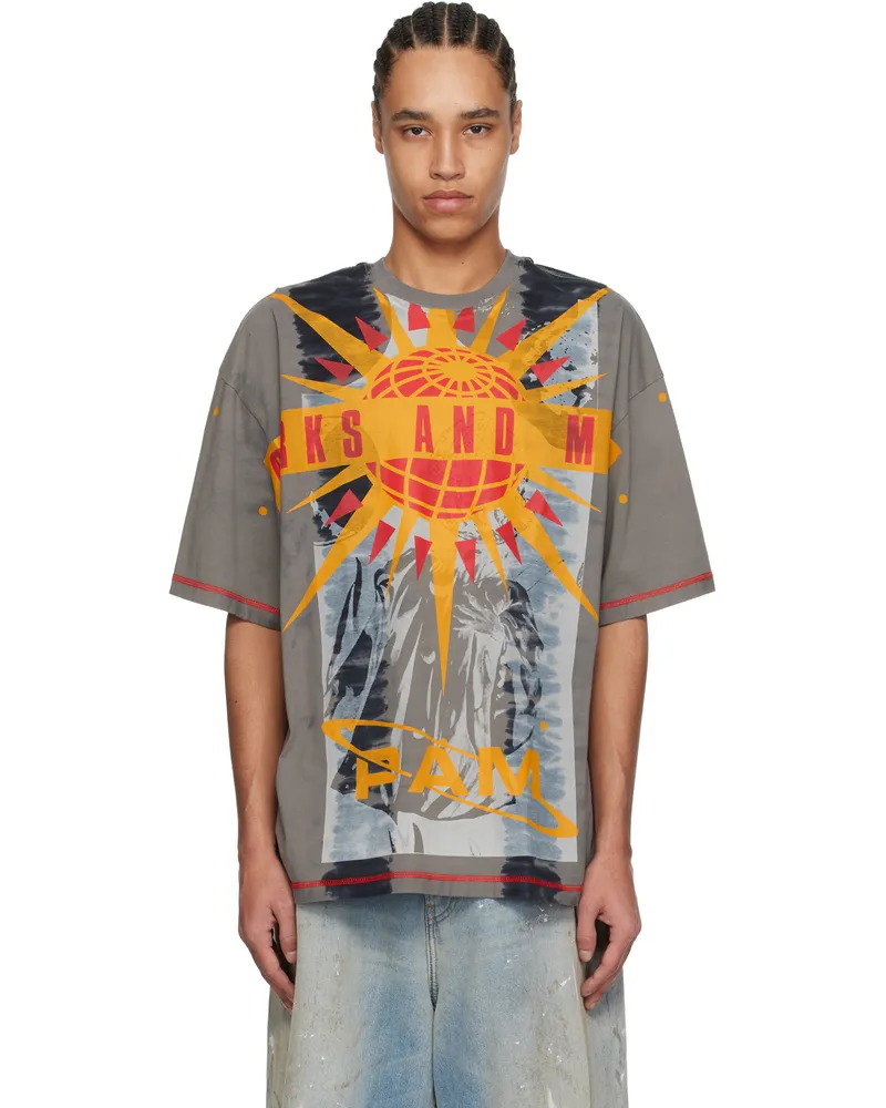 Perks and Mini Gray Sphere 360 T-shirt Grey