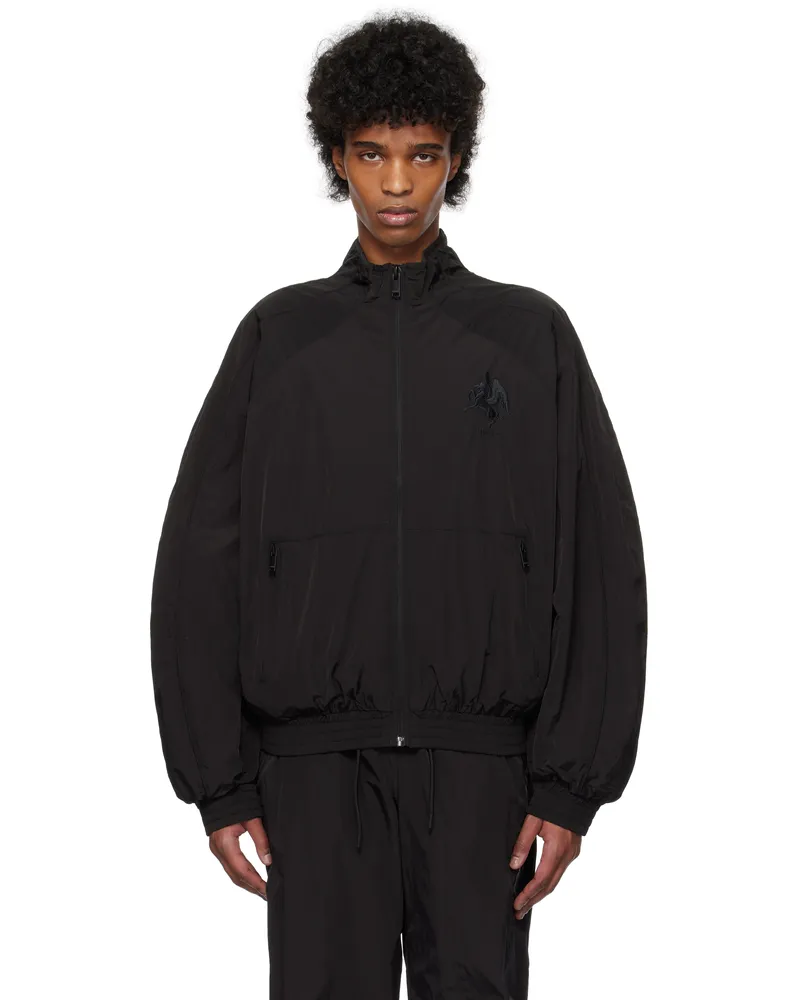 Han Kjøbenhavn Black Oversized Track Jacket Black