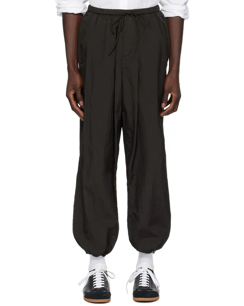ATON Brown Hand-Dyed Trousers 035