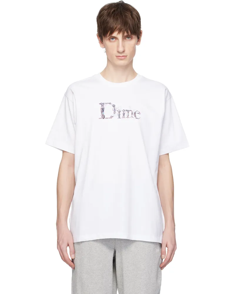 Dime White Classic Steampunk T-shirt White