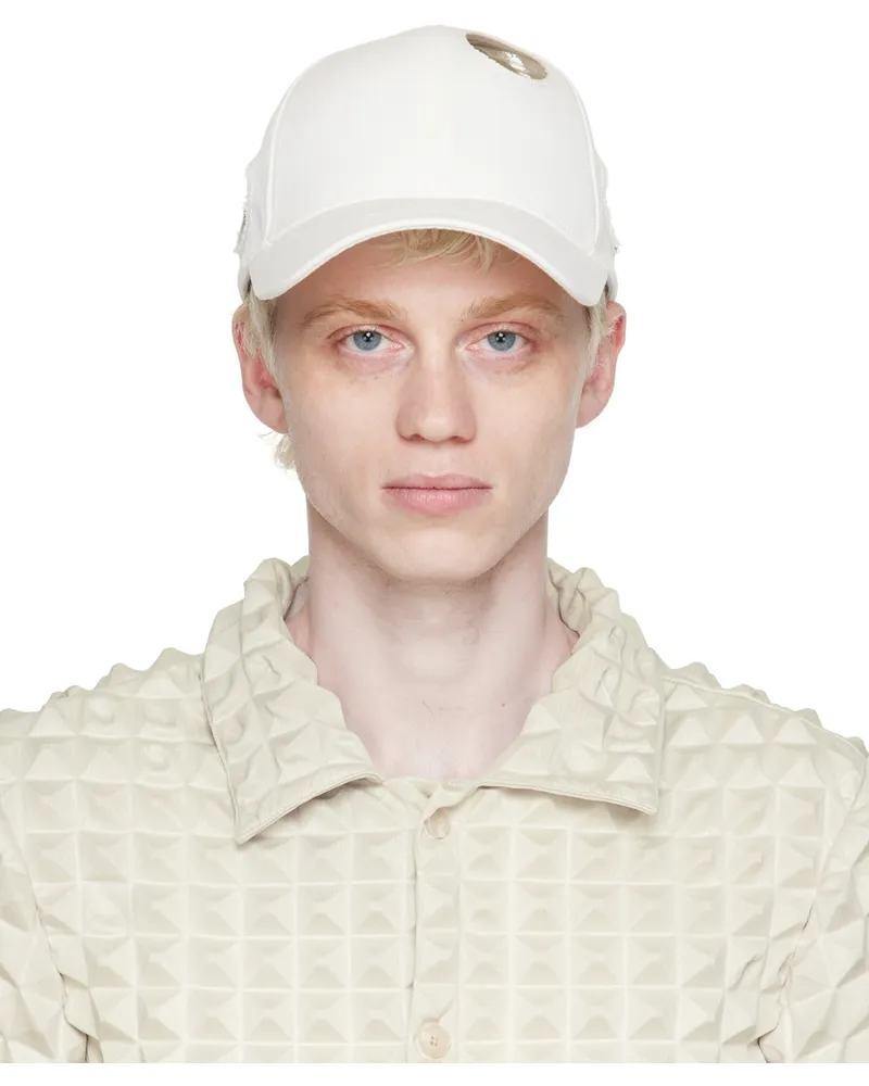 Kanghyuk White Hole Cap White
