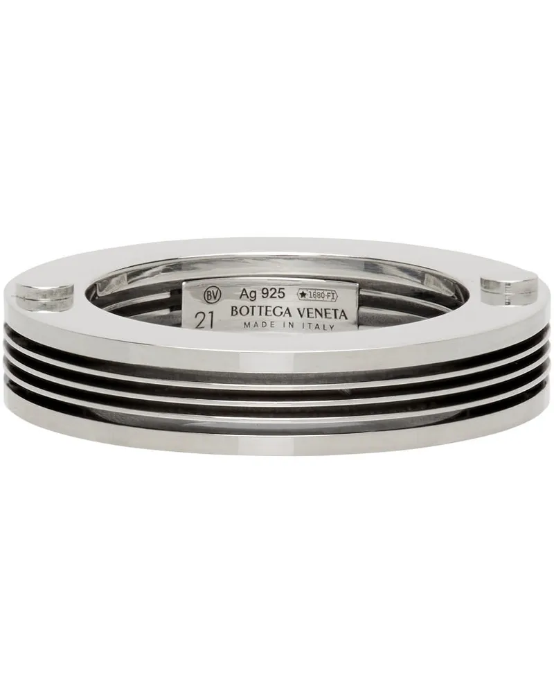 Bottega Veneta Silver Bolt Ring 8117-silver