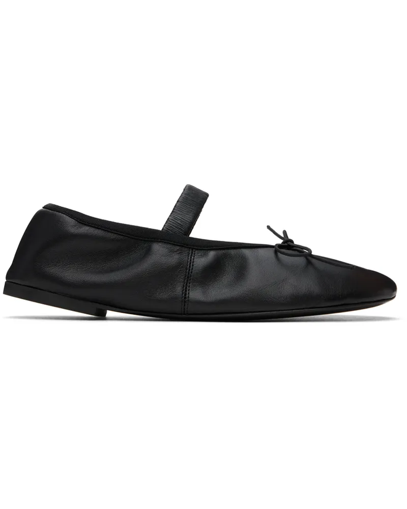 Proenza Schouler Black Glove Mary Jane Ballerina Flats 18310-001-black