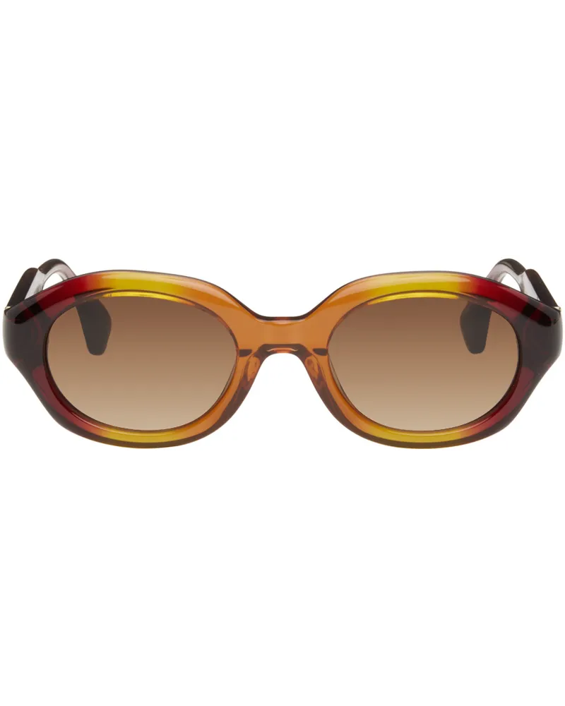 Vivienne Westwood Orange & Red Zephyr Sunglasses 701