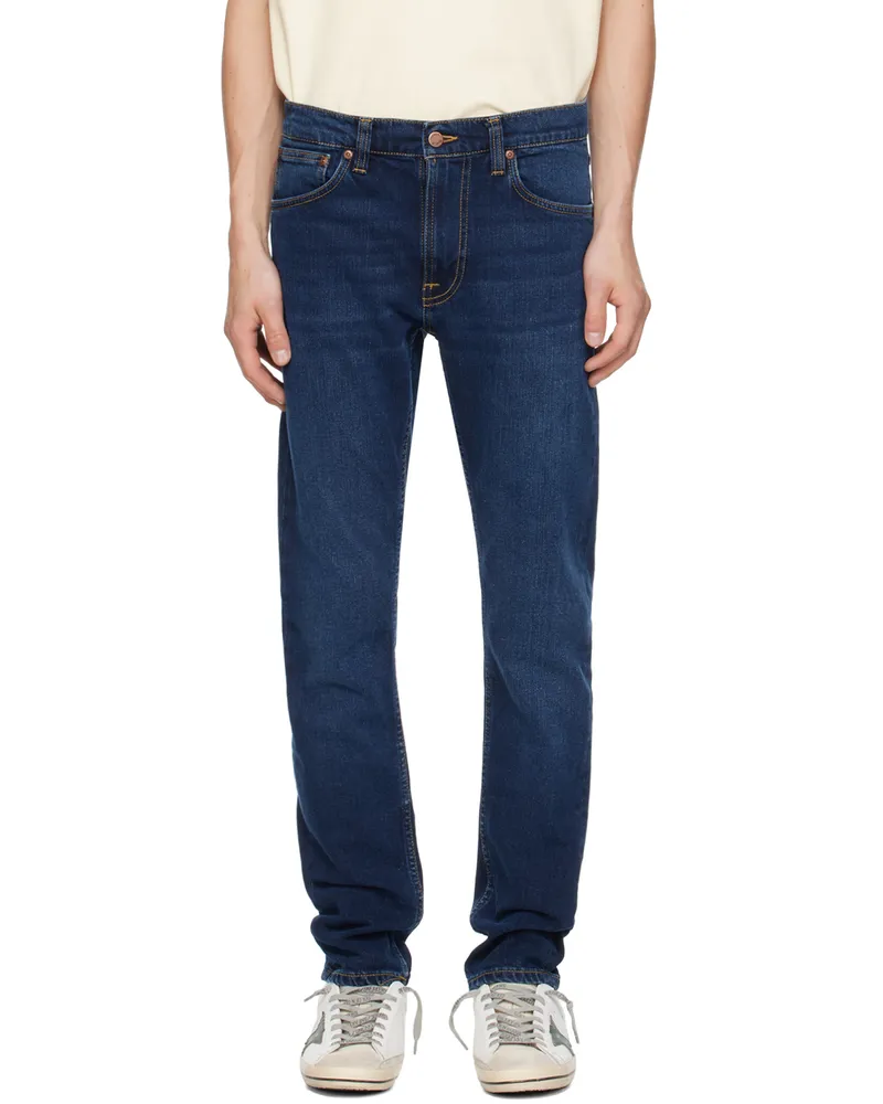 Nudie Jeans Indigo Lean Dean Jeans New