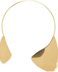 Jil Sander Gold Brass Choker Gold