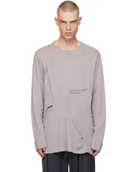 KIKO KOSTADINOV Purple Ohne K-Dart Henley T-shirt Lilac