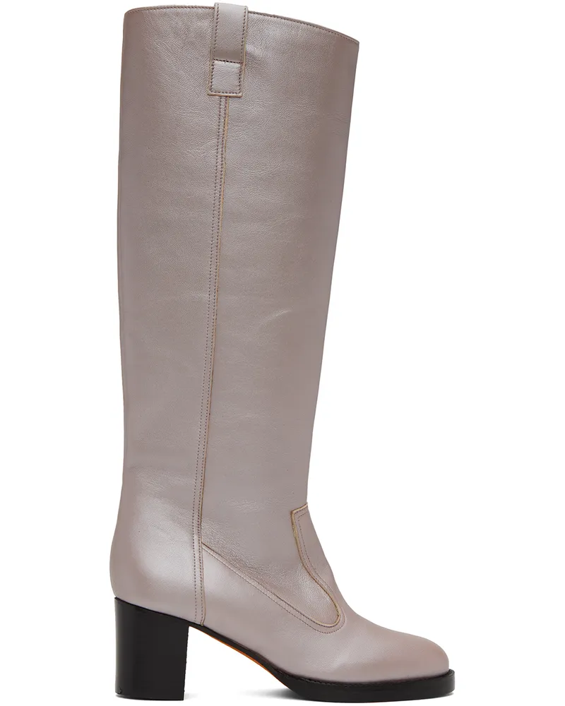 Maryam Nassir Zadeh Purple Norfolk Boots 563