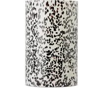 Off-White & Black Macchia Su Macchia Tall Vase