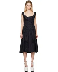 Vivienne Westwood Black Sunday Midi Dress Nblack