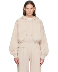 Acne Studios Beige Zip Hoodie Djo