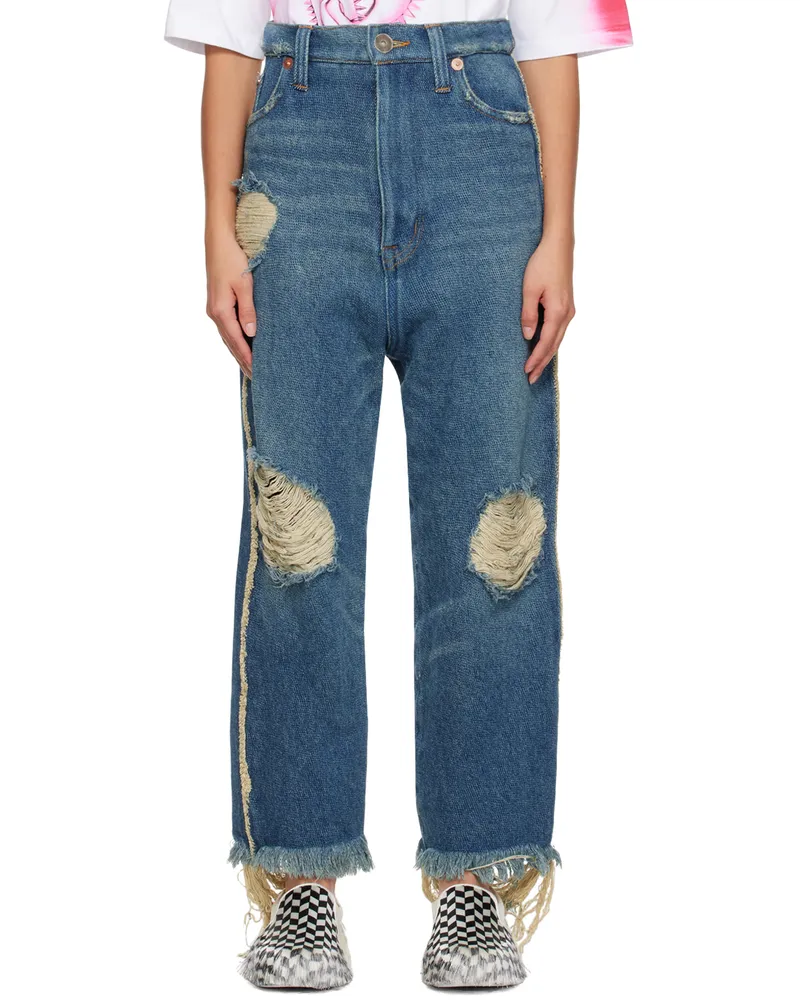 Doublet Indigo 1.5x Resized Jeans Indigo