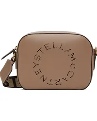 Stella McCartney Taupe Logo Camera Bag Moss