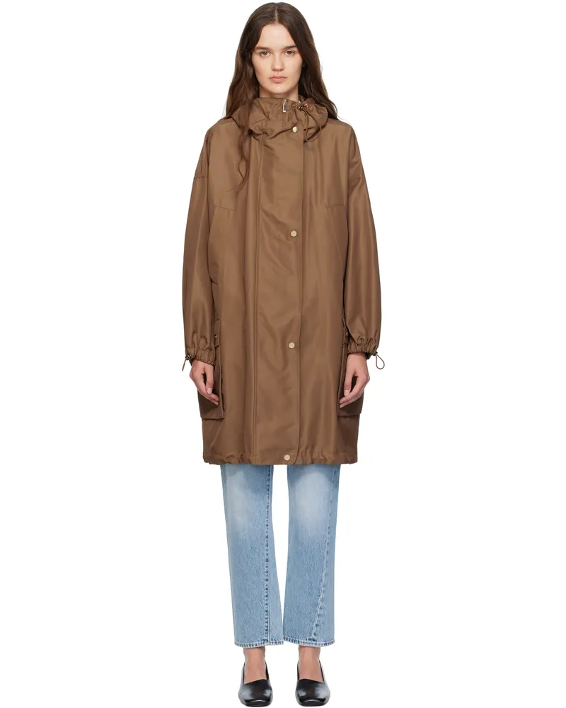 Max Mara Tan Finito Parka 002