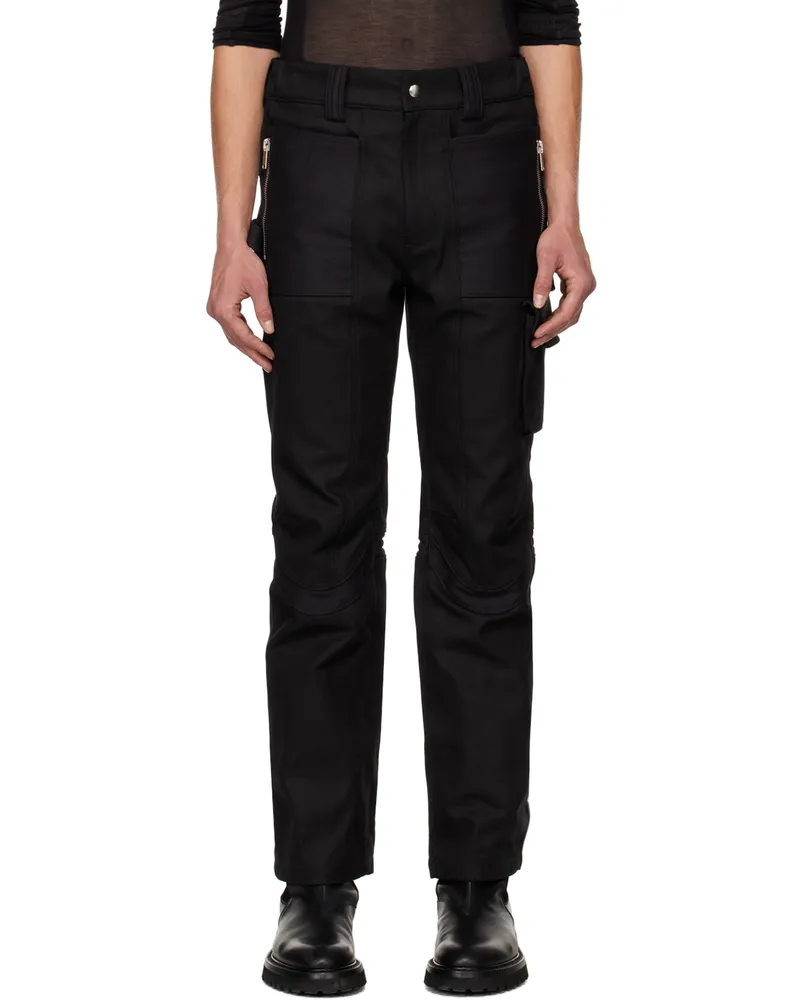 ADYAR SSENSE Exclusive Black Utility Cargo Pants Black