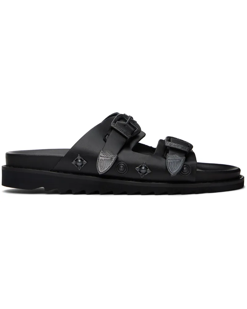 Toga SSENSE Exclusive Black Sandals Black