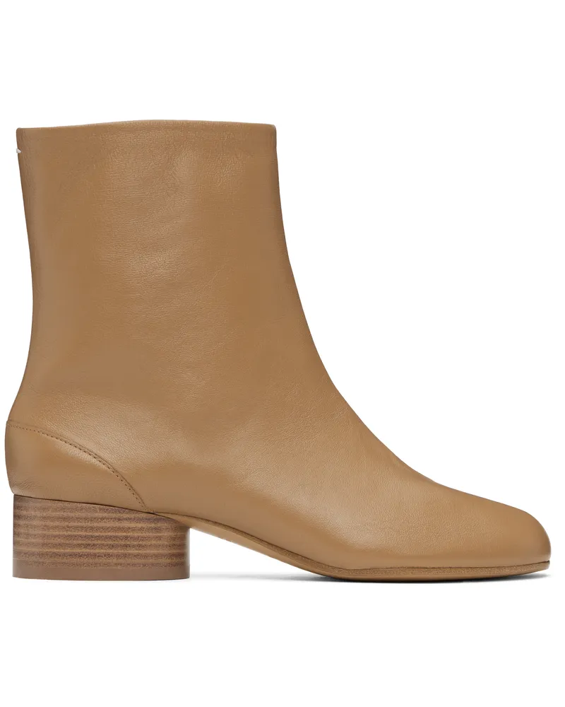 Maison Margiela Tan Tabi Ankle Boots T4091