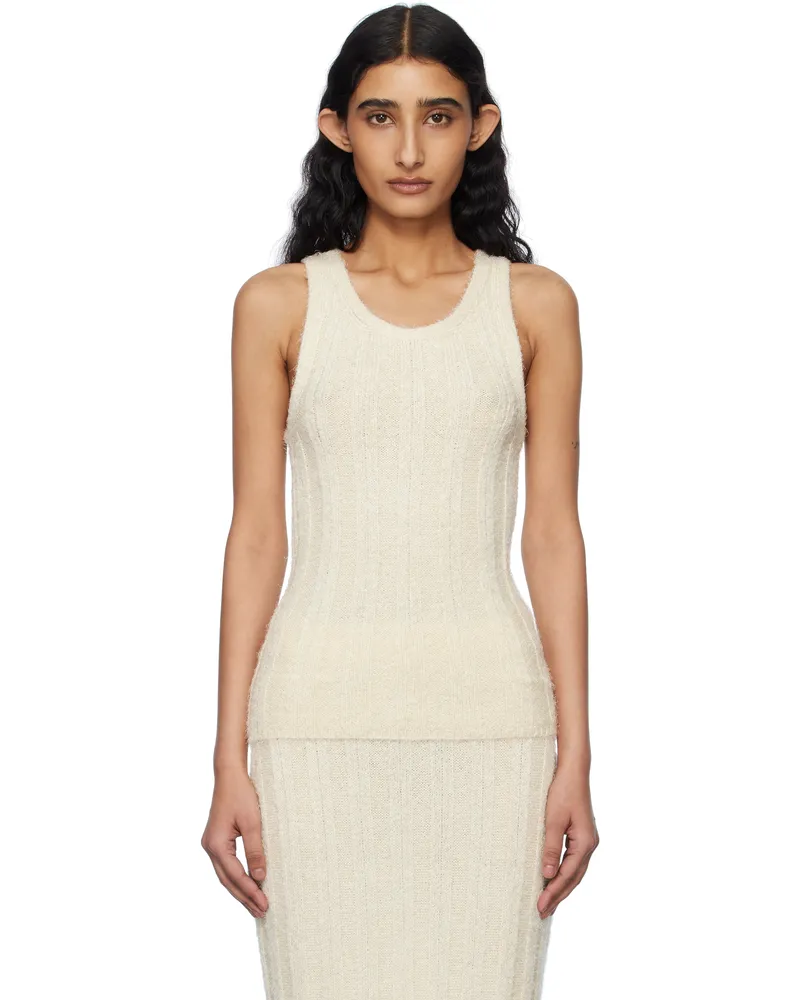 KHAITE Off-White Lena Tank Top 103