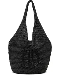 Anine Bing Black Large Leah Tote Black