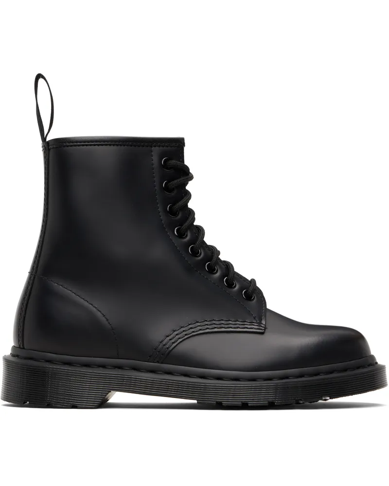 Dr.Martens Black 1460 Mono Smooth Leather Lace-Up Boots Black