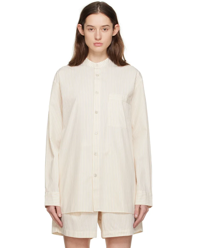 TEKLA Off-White Birkenstock Edition Pyjama Shirt Wheat