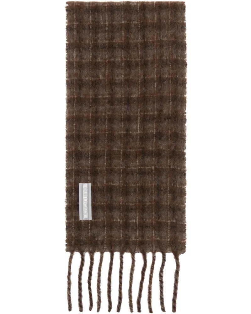 Our Legacy Brown Estate Scarf Dorf