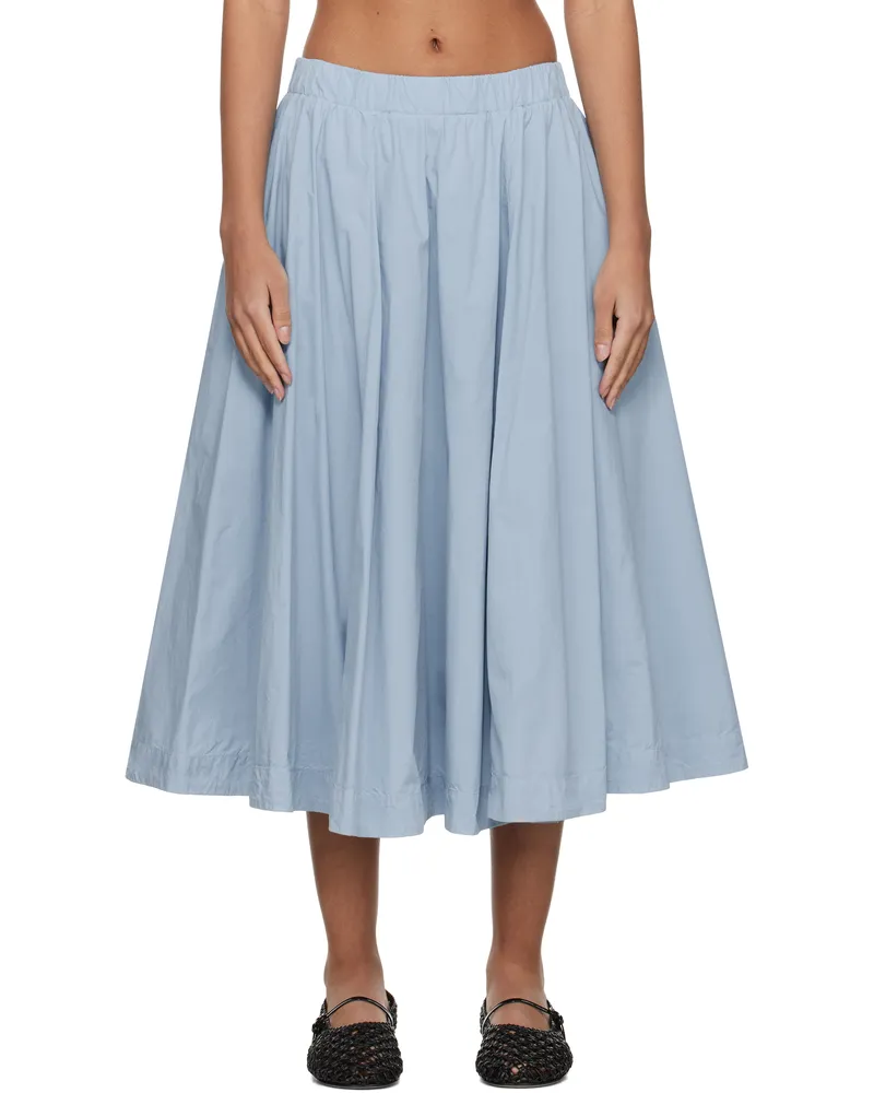 Casey Casey Blue Petit Soleil Midi Skirt Dusk