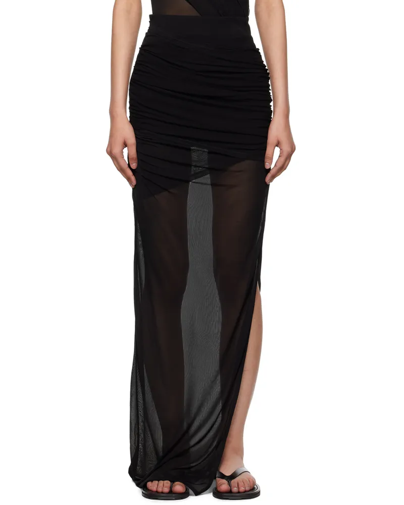 GAUGE81 Black Tiroi Maxi Skirt 100