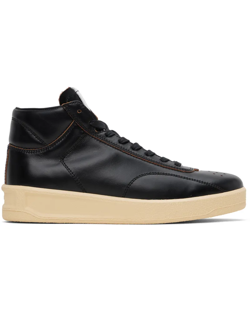 Jil Sander Black High-Top Sneakers 002