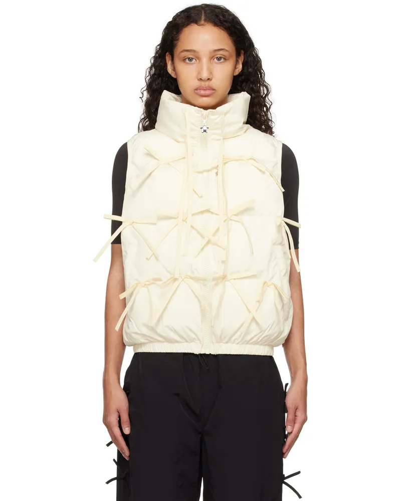 Sandy Liang Off-White Patro Vest 081