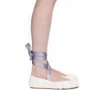 White Vegan Leather Ballerina Flats