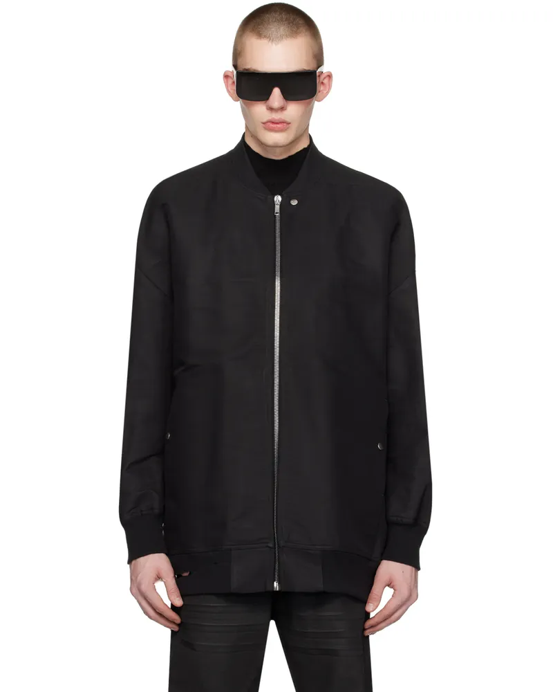 Rick Owens Black Jumbo Peter Bomber Jacket 09