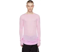 SSENSE Exclusive Pink Long Sleeve T-Shirt