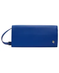 Adererror Blue Leather Messenger Bag Blue